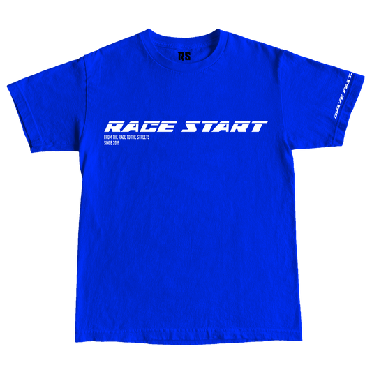 Blue RACE START TEAM T-Shirt